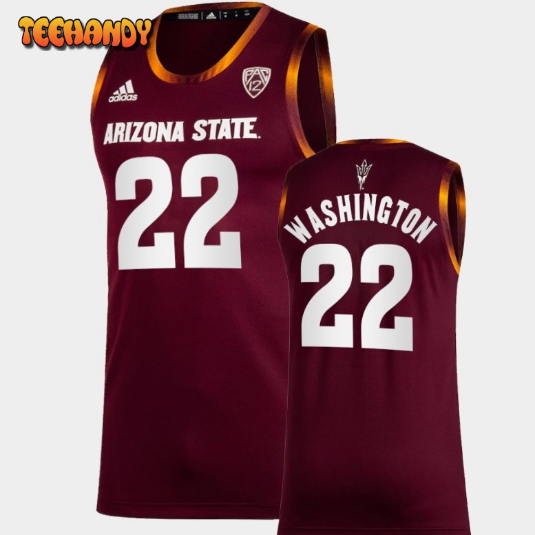 Men’s Arizona State Sun Devils Warren Washington Maroon Jersey