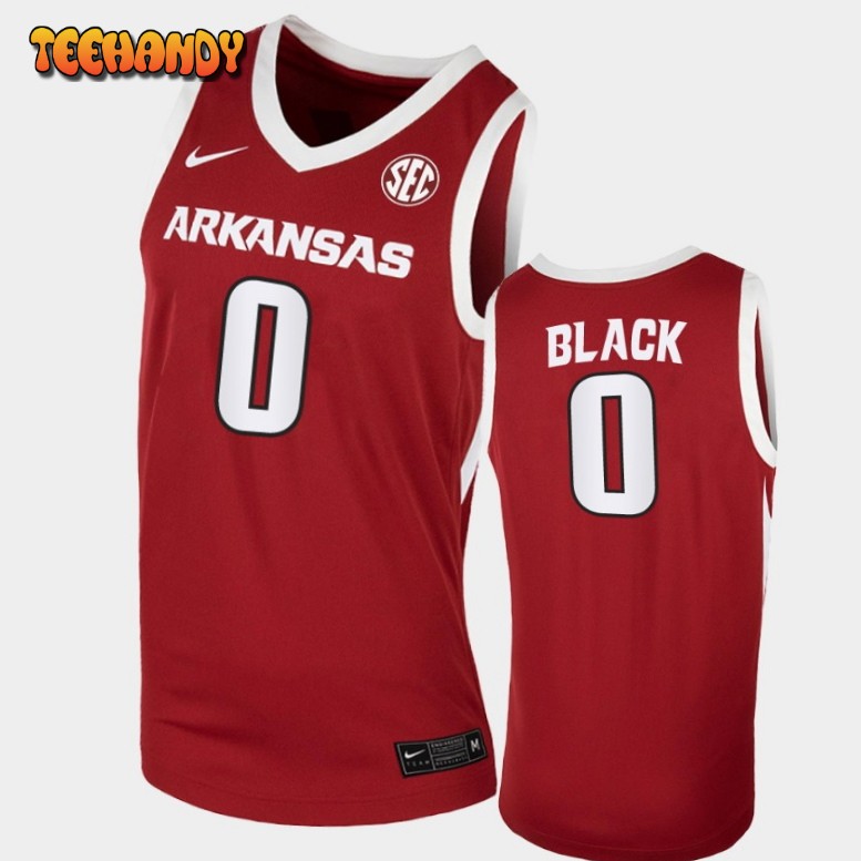 Men’s Arkansas Razorbacks Anthony Black Cardinal Jersey