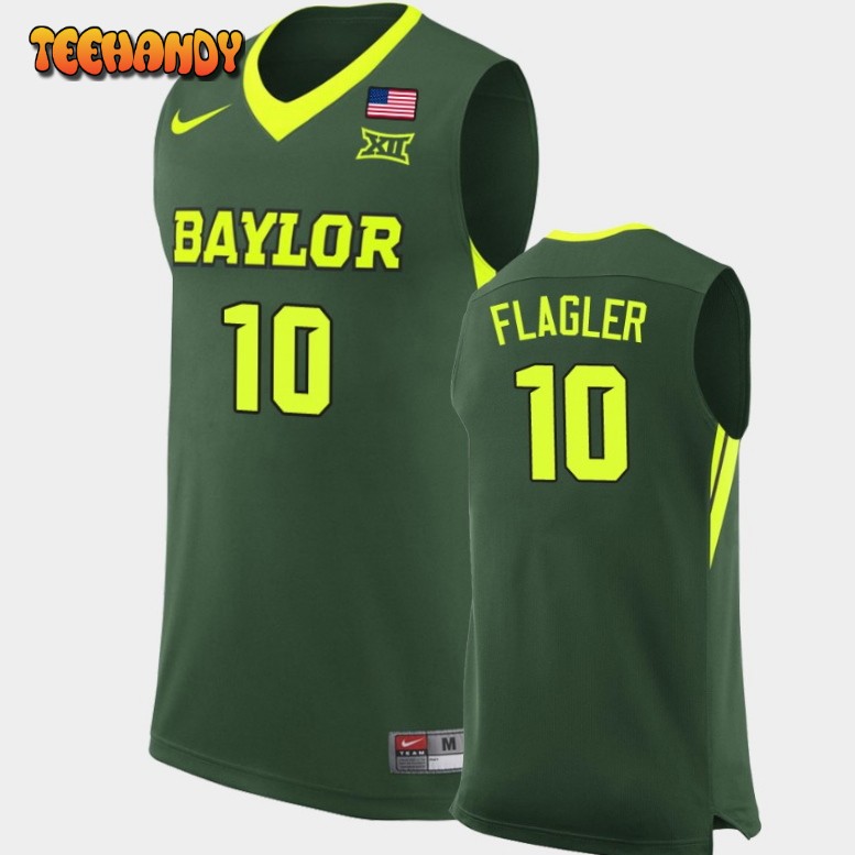 Men’s Baylor Bears Adam Flagler Green College Basketball Replica Jersey