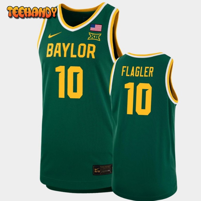 Men’s Baylor Bears Adam Flagler Green Replica Basketball Jersey