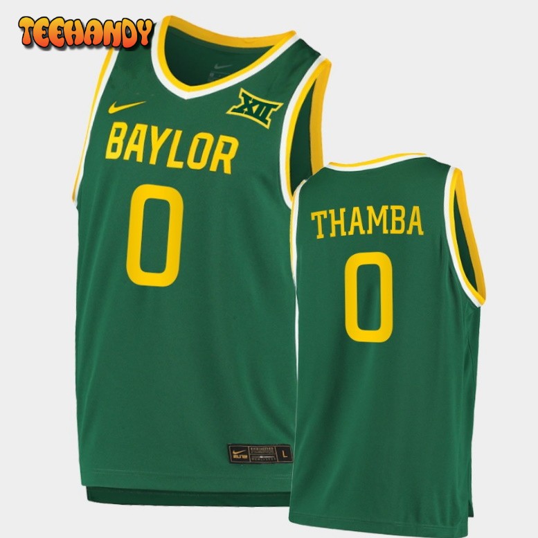 Men’s Baylor Bears Flo Thamba Green Home Jersey