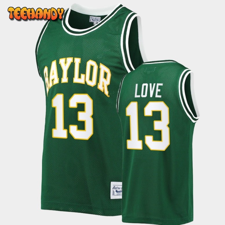 Men’s Baylor Bears Langston Love Green Commemorative Classic Jersey