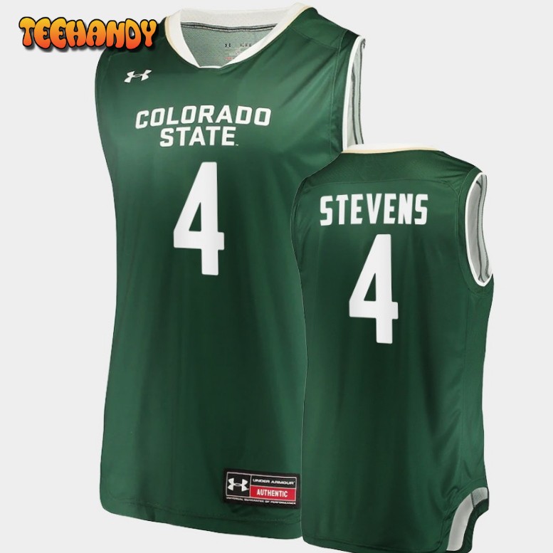 Men’s Colorado State Rams Isaiah Stevens Green College Basketball Jersey