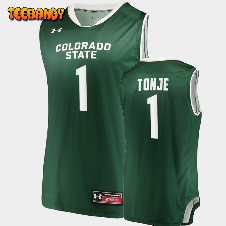 Men’s Colorado State Rams John Tonje Green College Basketball Jersey