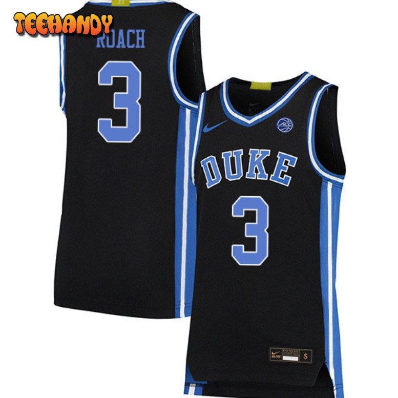 Men’s Duke Blue Devils Jeremy Roach Black College Basketball Jersey