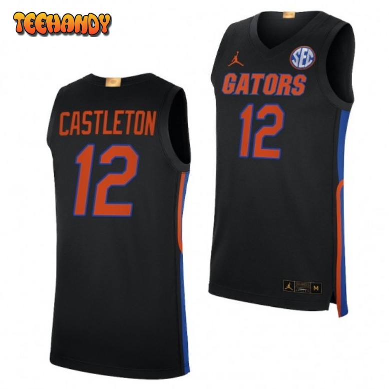 Men’s Florida Gators Colin Castleton Black Elite College Basketball Jersey