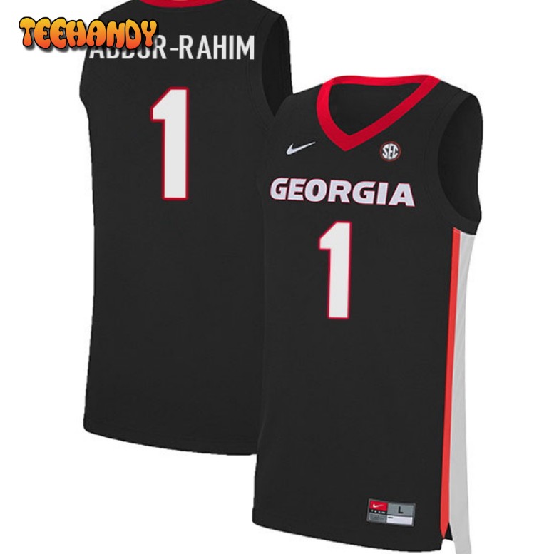 Men’s Georgia Bulldogs Jabri Abdur-Rahim Black College Basketball Jersey