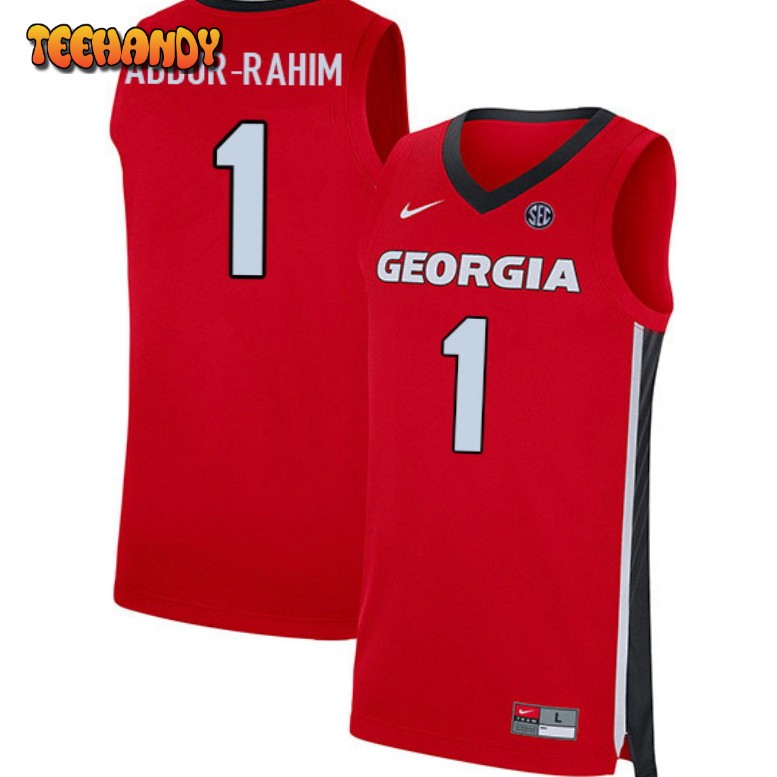 Men’s Georgia Bulldogs Jabri Abdur-Rahim Red College Basketball Jersey