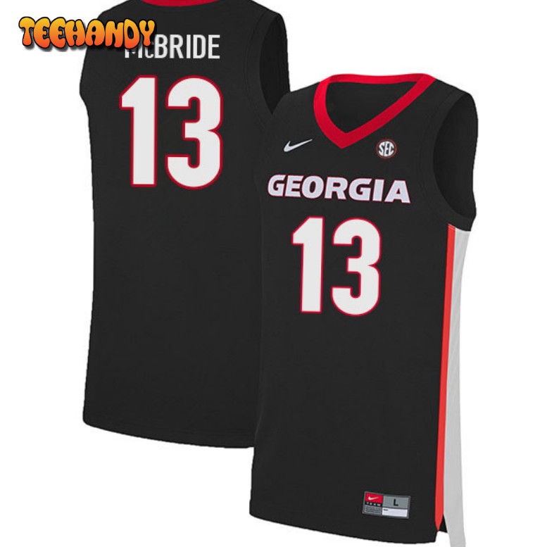 Men’s Georgia Bulldogs Mardrez McBride Black College Basketball Jersey