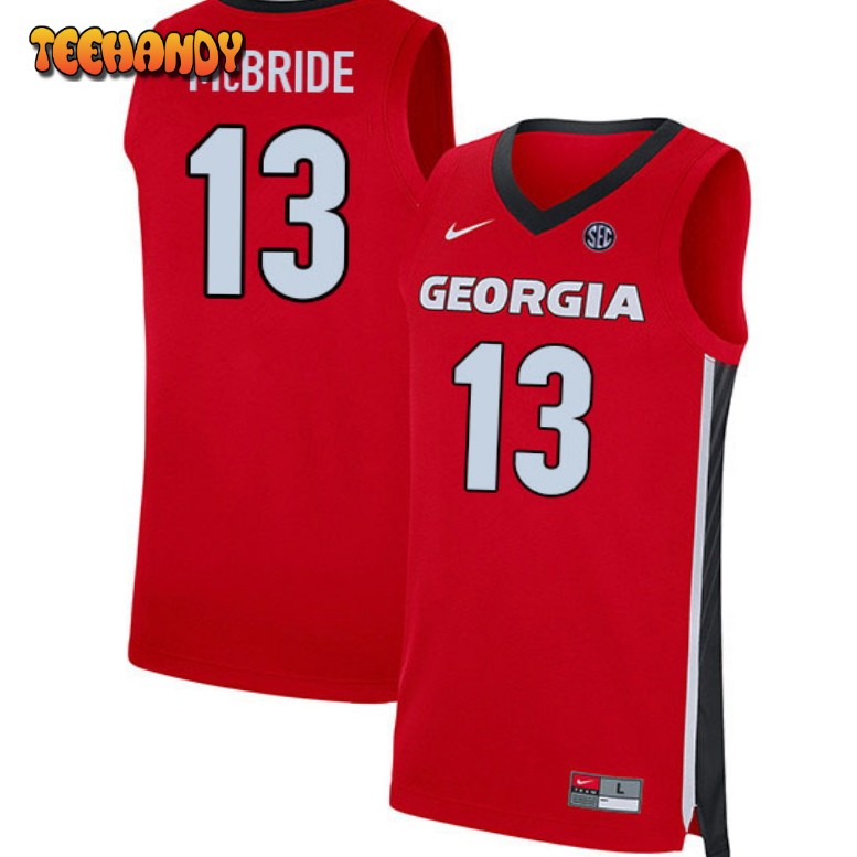 Men’s Georgia Bulldogs Mardrez McBride Red College Basketball Jersey