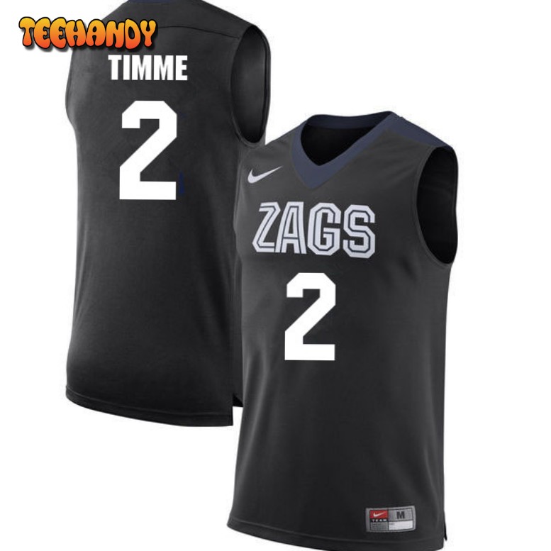 Men’s Gonzaga Bulldogs Drew Timme College Basketball Black Jersey