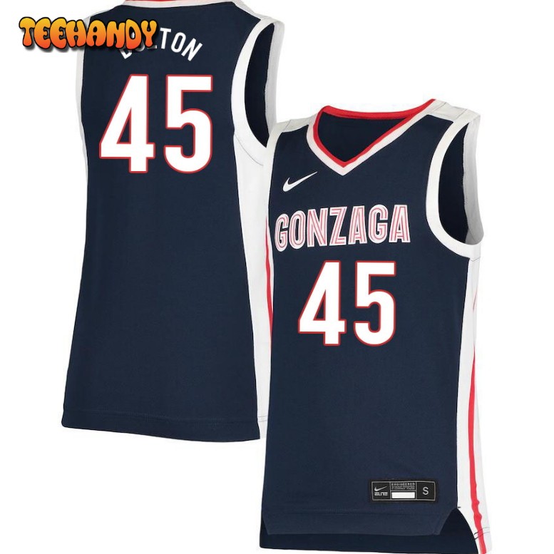 Men’s Gonzaga Bulldogs Rasir Bolton College Basketball Navy Jersey