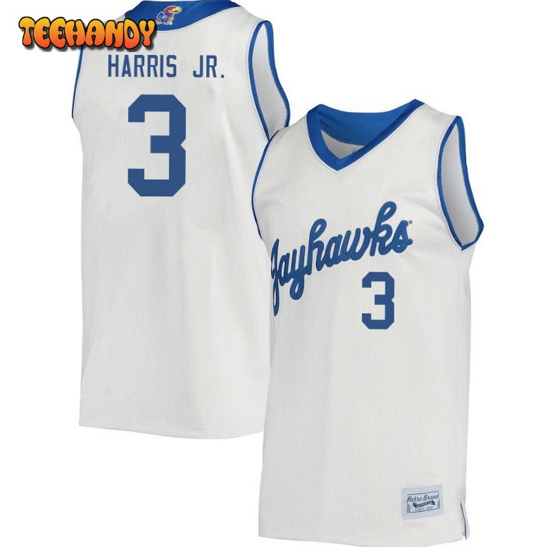 Men’s Kansas Jayhawks Dajuan Harris Jr. College Basketball Retro Jersey