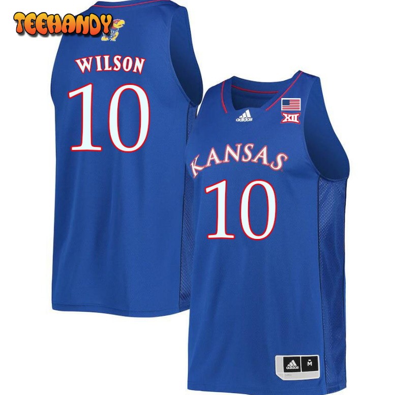 Men’s Kansas Jayhawks Jalen Wilson Royal Basketball Jersey