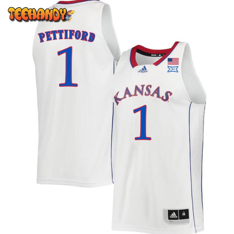 Men’s Kansas Jayhawks Joseph Yesufu College Basketball White Jersey