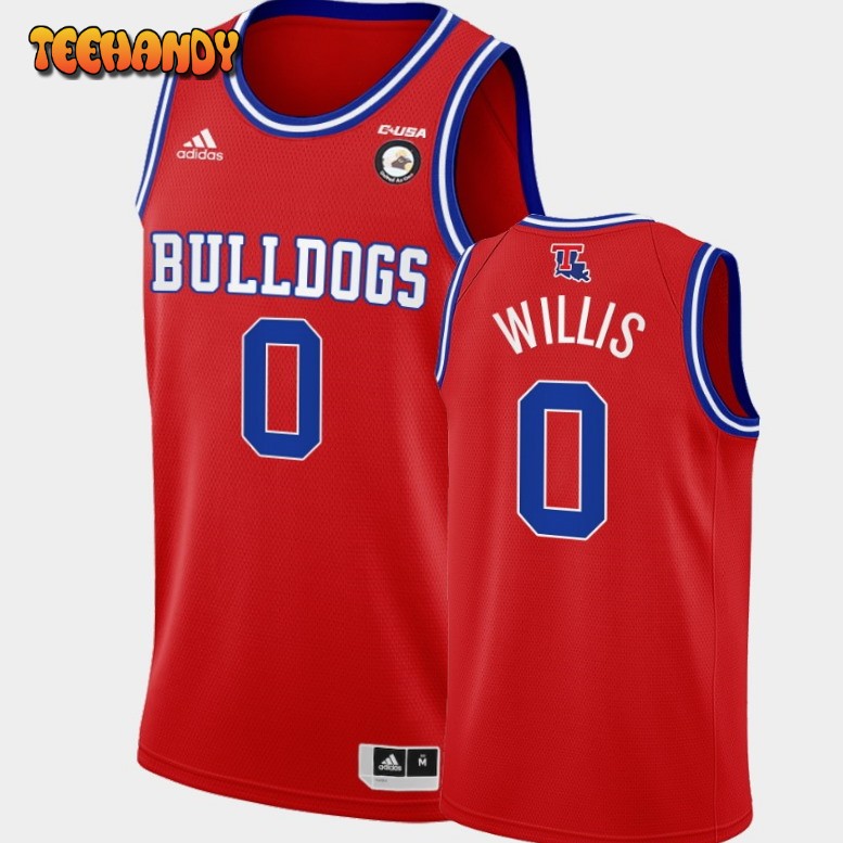 Men’s Louisiana Tech Bulldogs Keaston Willis Red College Basketball Alternate Jersey