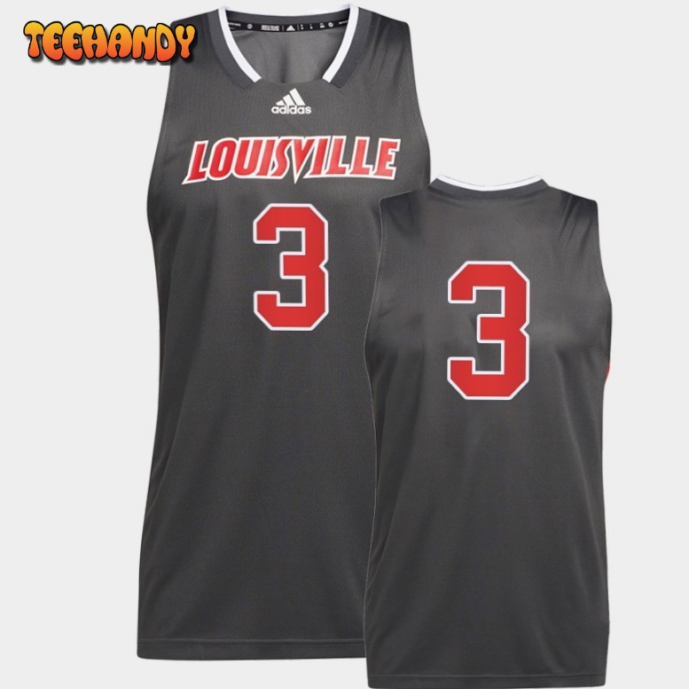 Men’s Louisville Cardinals El Ellis Grey Reverse Retro College Basketball Jersey