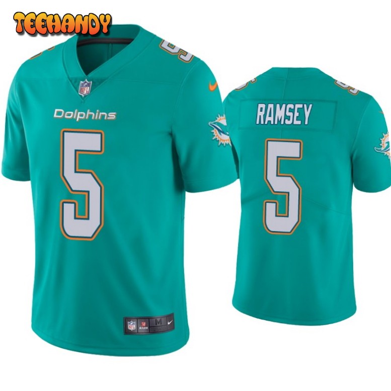 Miami Dolphins Jalen Ramsey Aqua Limited Jersey