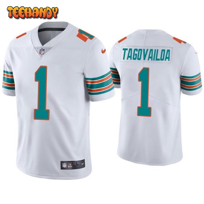 Miami Dolphins Tua Tagovailoa White Alternate Limited Jersey