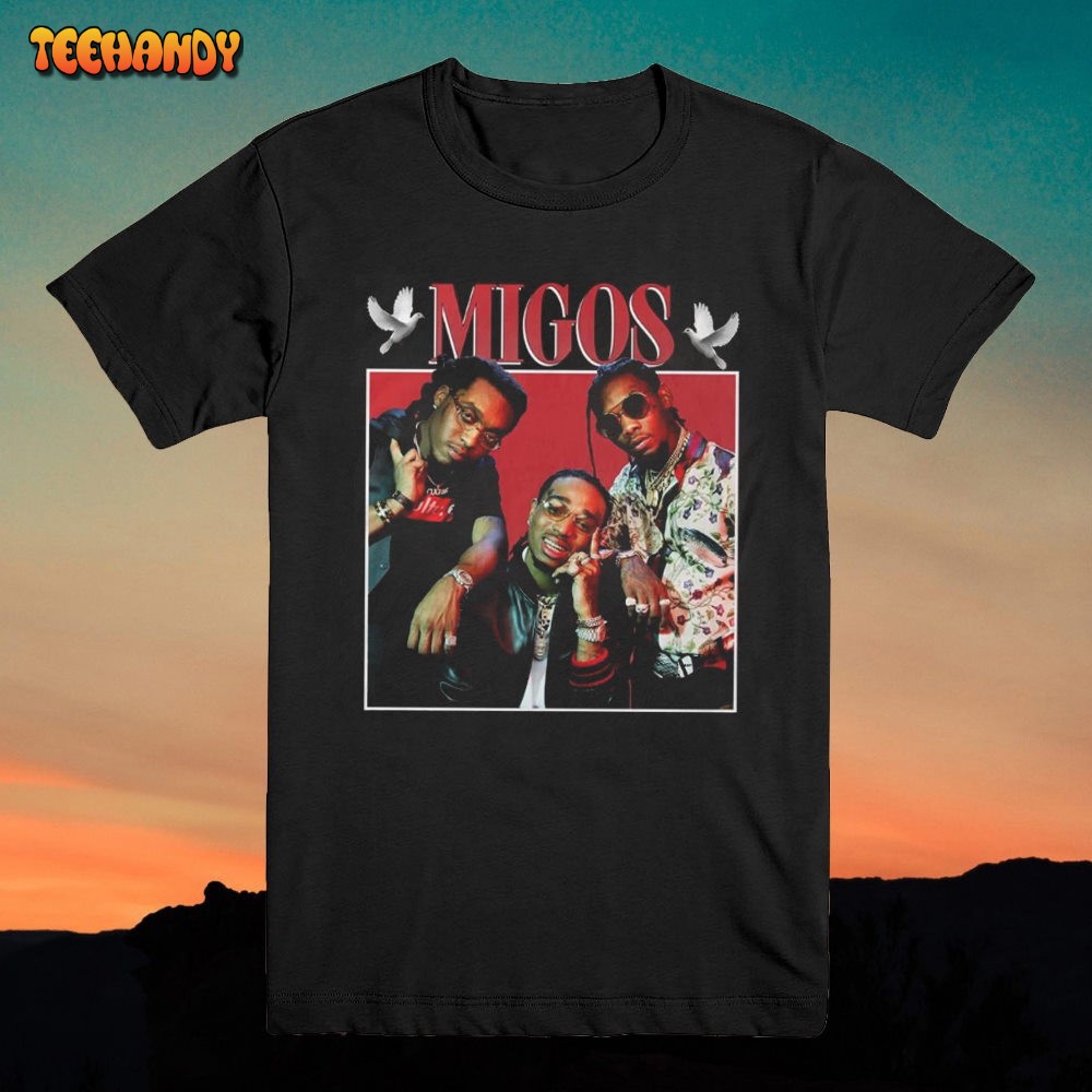 Migos Vintage T Shirt 90S Inspired DESIGN THROWBACK Classic T-Shirt