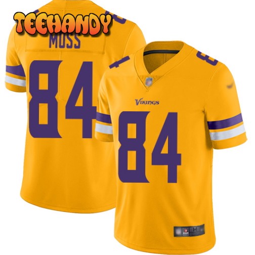 Minnesota Vikings Randy Moss Gold Inverted Limited Jersey