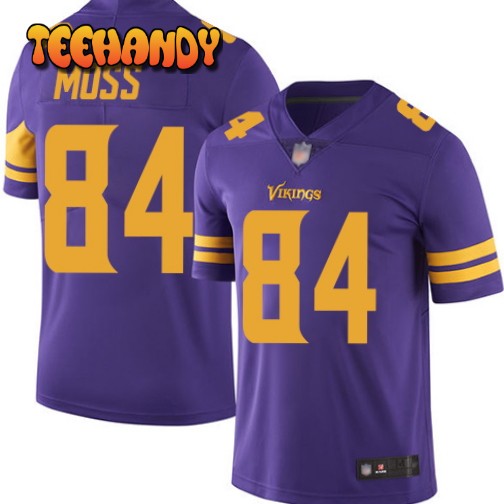 Minnesota Vikings Randy Moss Purple Color Rush Limited Jersey