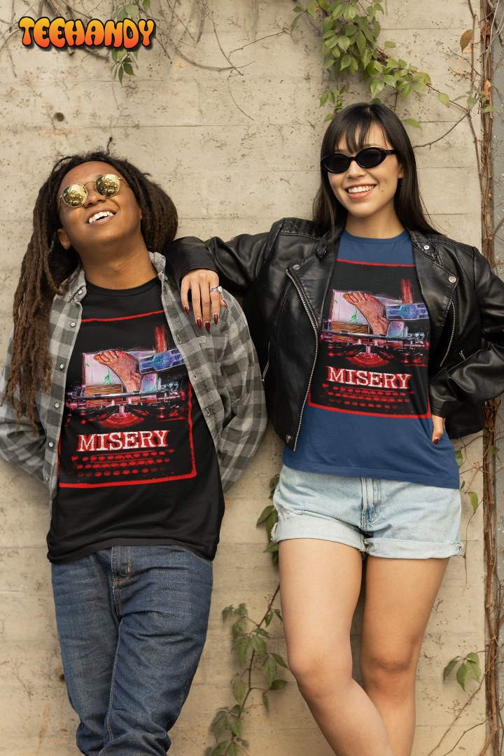 Misery Movie Soft T-Shirt, Misery Movie Poster T Shirt, 90s Movie Nostalgia Shirt