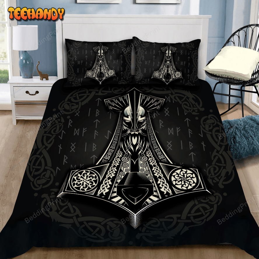 Mjolnir Of Thor, Thunder God Bed Sheets Spread Duvet Cover Bedding Sets