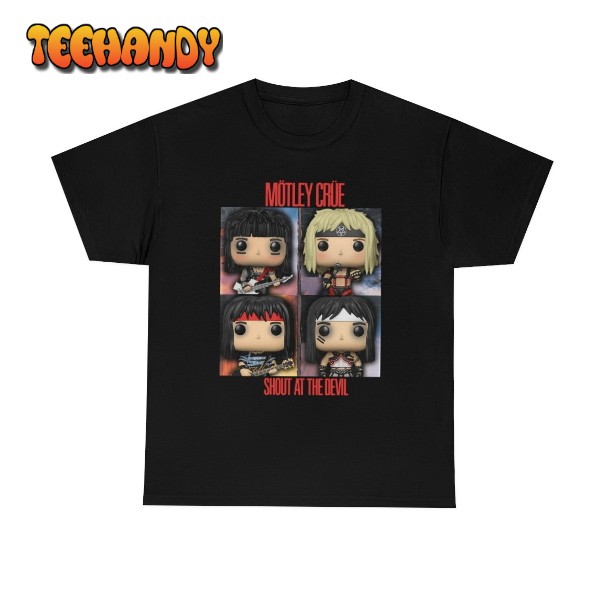 Motley Crue Custom Shout At The Devil Funko Pop Mashup Shirt