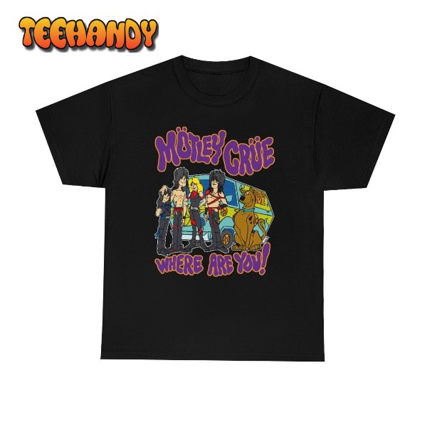 Motley Crue Shout At The Devil Album Cover Lego Parody Shirt