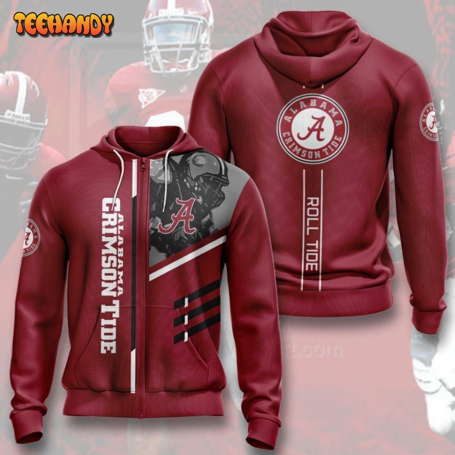 Ncaa- Alabama Crimson Tide 3d Hoodie Style