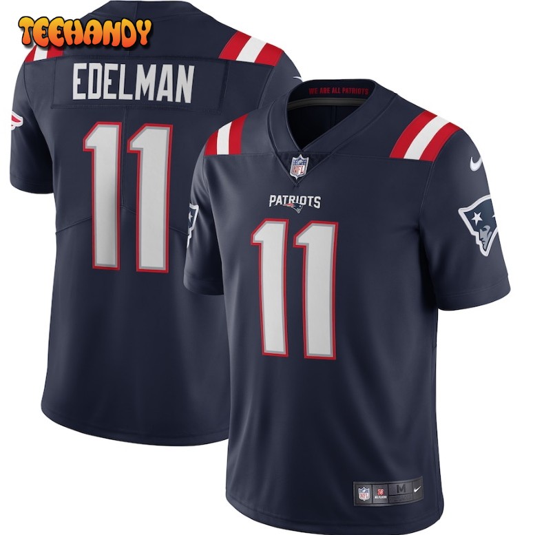 New England Patriots Julian Edelman Navy Limited Jersey