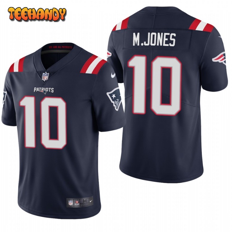 New England Patriots Mac Jones Navy Limited Jersey