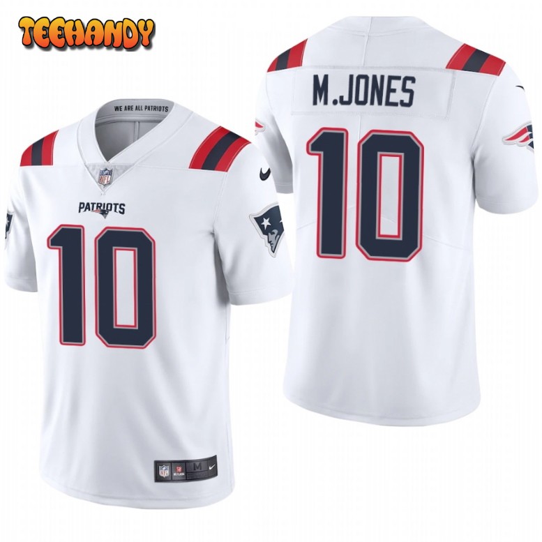 New England Patriots Mac Jones White Limited Jersey