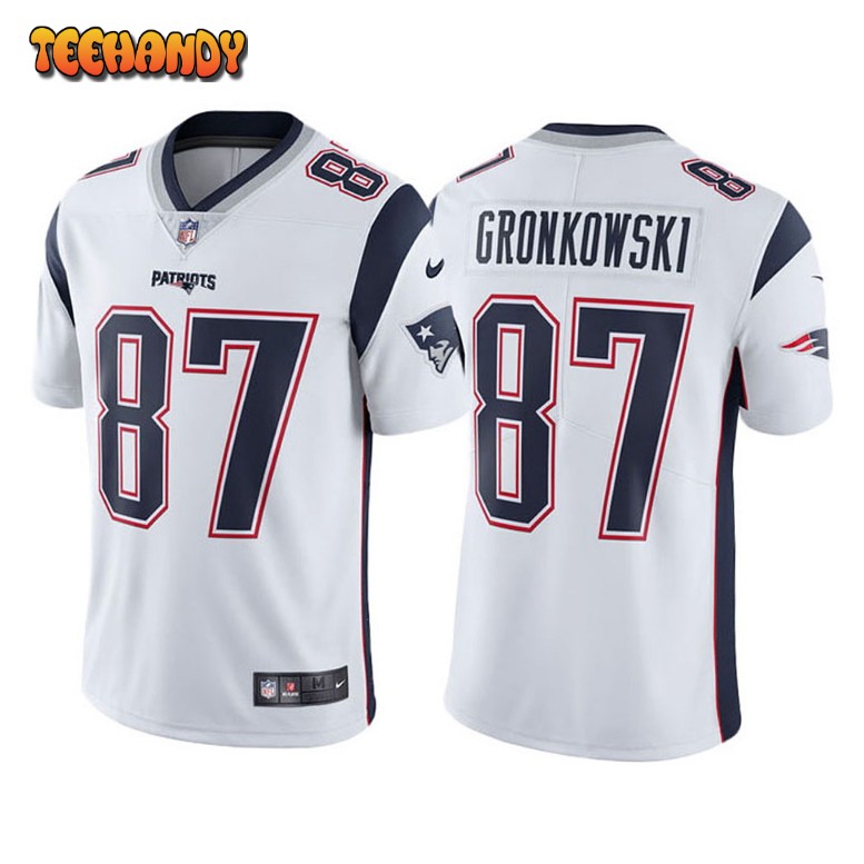 New England Patriots Rob Gronkowski White Limited Jersey