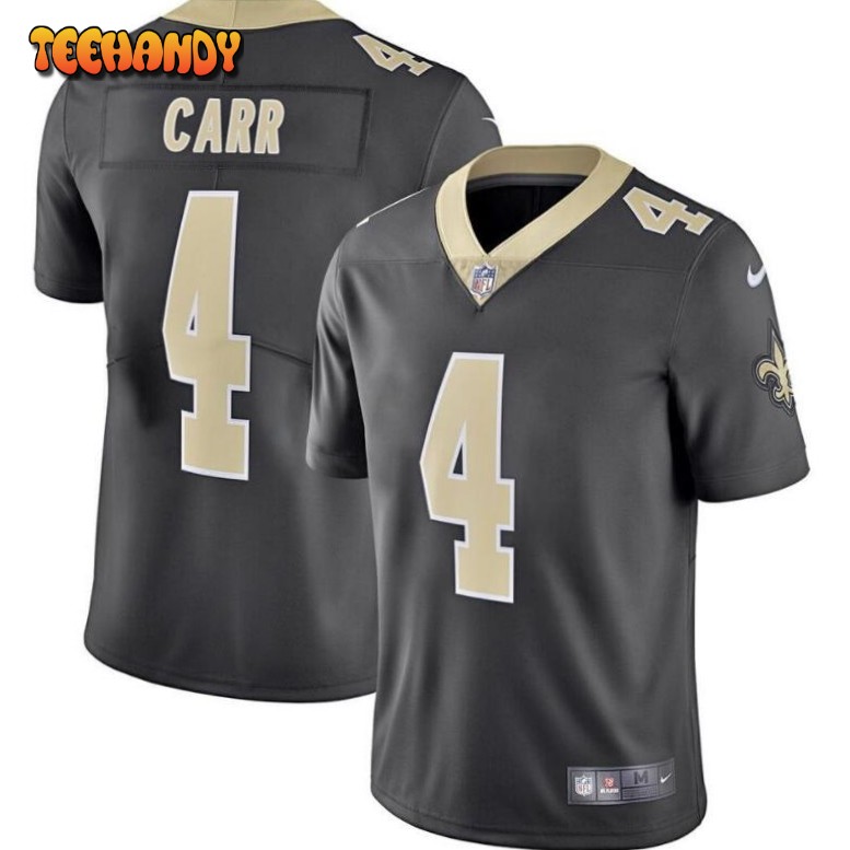 New Orleans Saints Derek Carr Black Limited Jersey