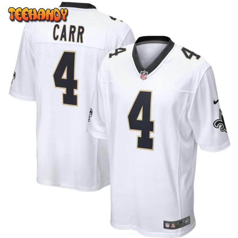 New Orleans Saints Derek Carr White Limited Jersey