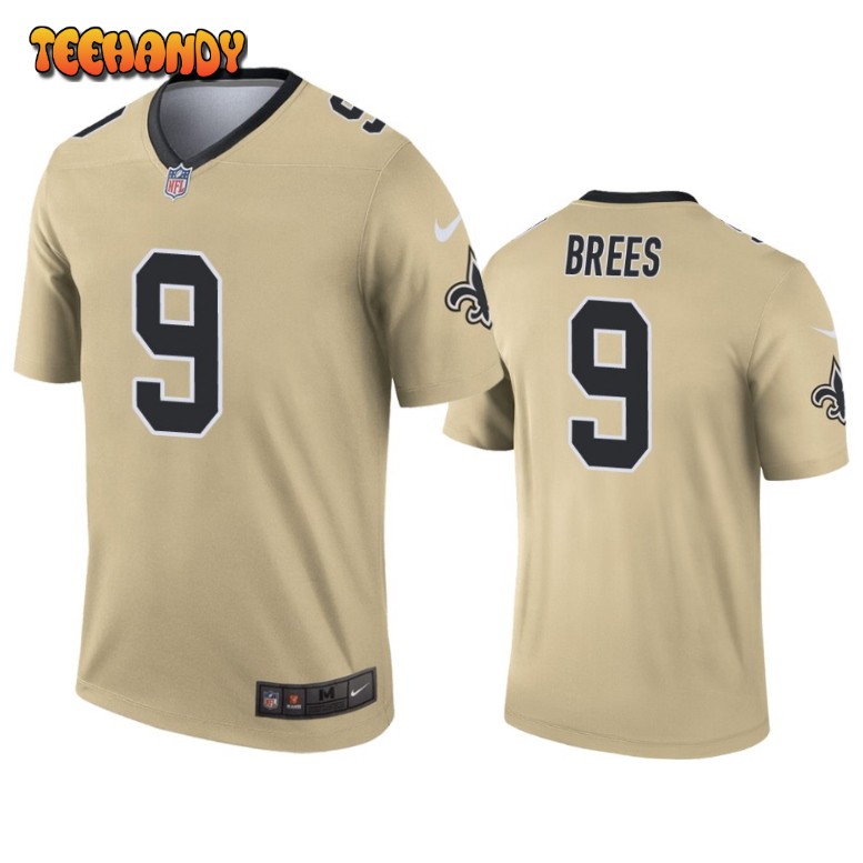 New Orleans Saints Drew Brees Gold Inverted Limited Jersey