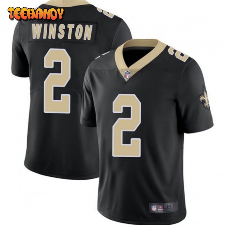 New Orleans Saints Jameis Winston Black Limited Jersey