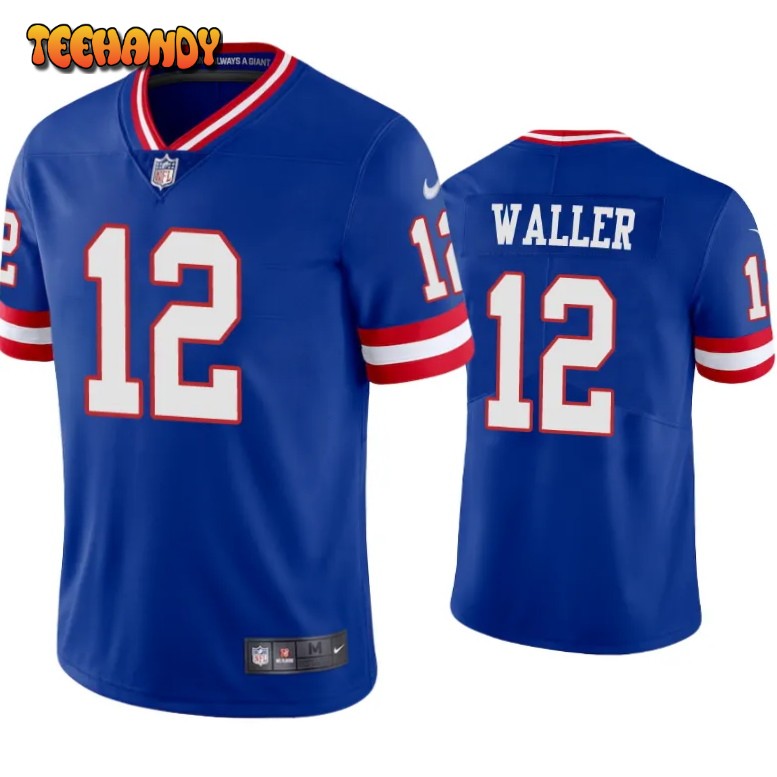 New York Giants Darren Waller Classic Royal Throwback Limited Jersey