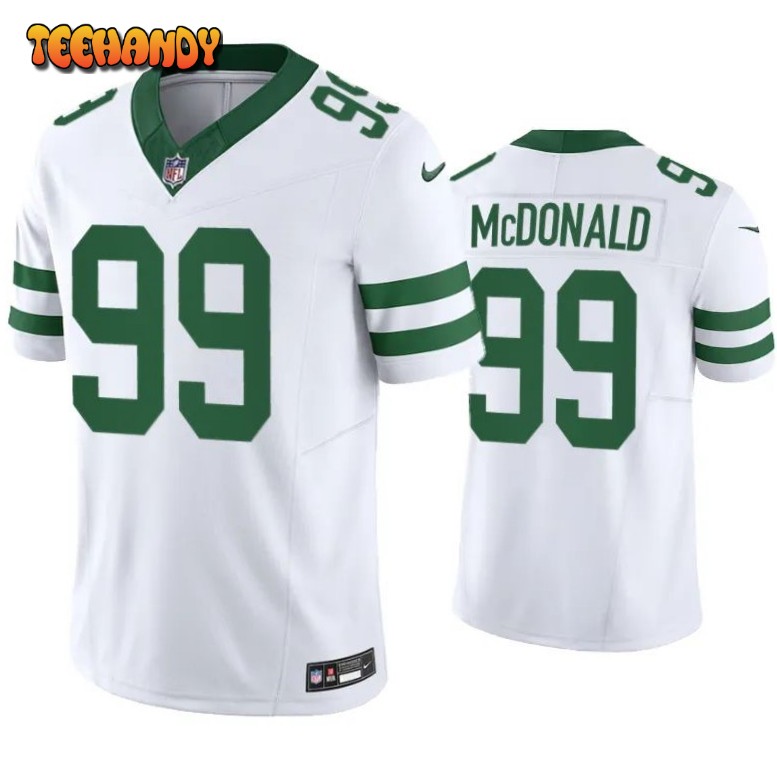 New York Jets Will McDonald White Legacy Limited Jersey