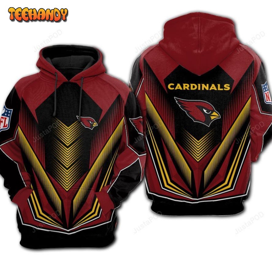 Nfl Arizona Cardinals Fullover Hoodie For Fan Newest Design 3D Hoodie