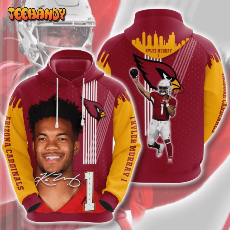 NFL Arizona Cardinals Kyler Murray 1 3D Hoodie