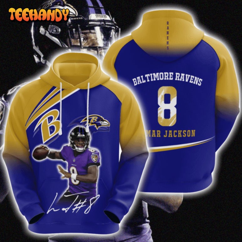 NFL Baltimore Ravens 3D Hoodie For Men For Women All Over Printed Hoodie