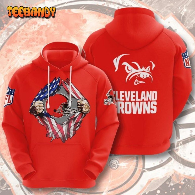 NFL Cleveland Browns 3D Hoodie For Men For Women All Over Printed Hoodie