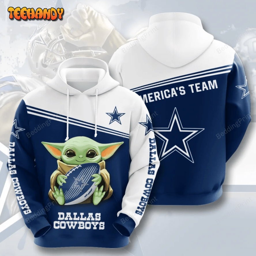 Nfl Dallas Cowboys, Baby Yoda 3d Hoodies