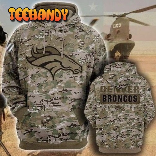 Nfl Denver Broncos Camouflage Veteran 2020 Pullover And Zippered Hoodies