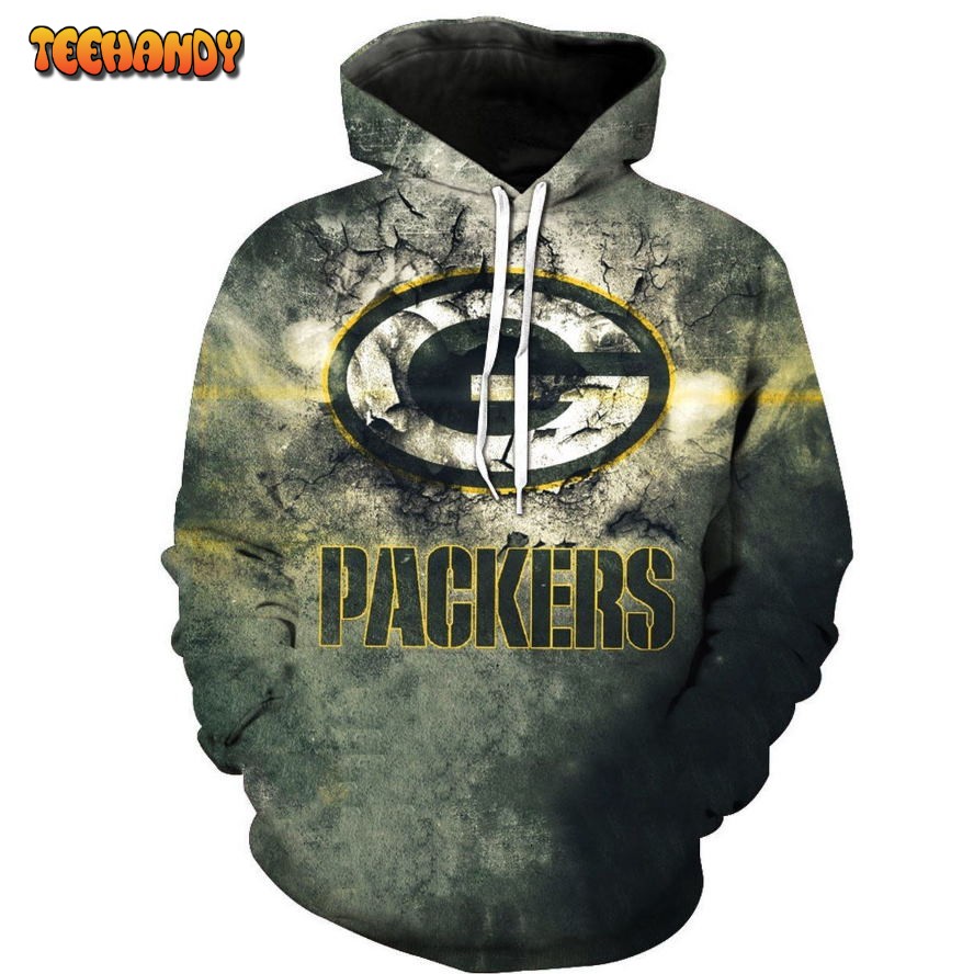 NFL Green Bay Packers 3D Graphic Packers Logos Men and Women 3D Hoodie