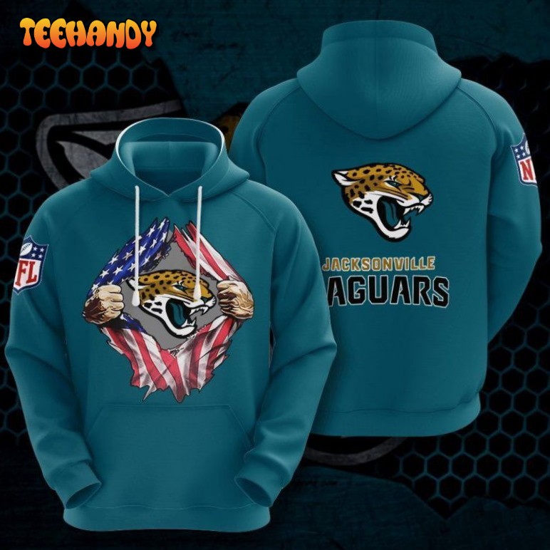 Jacksonville Jaguars Jacksonville Jaguars Nfl Jacksonville Jaguars Apparel  19449 3D Hoodie