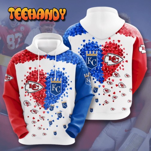 NFL Kansas City Chiefs 3D Hoodie All Over Printed Hoodie